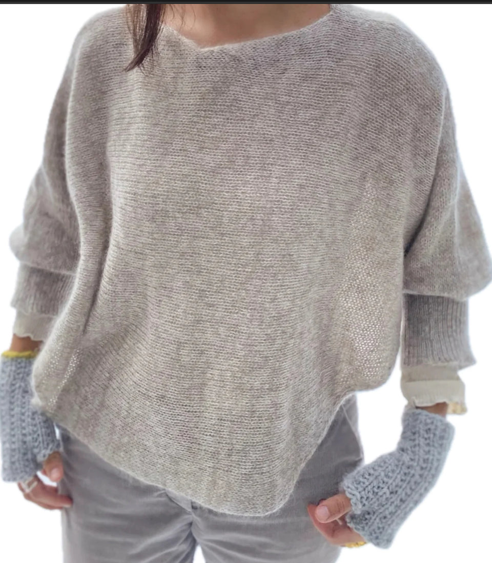 FLAX Poncho sweater