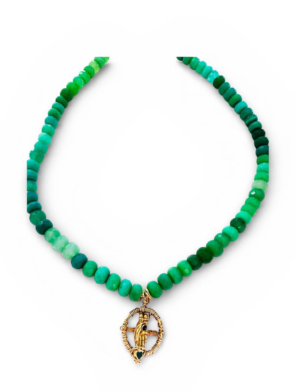 Hamsa chrysophase cross